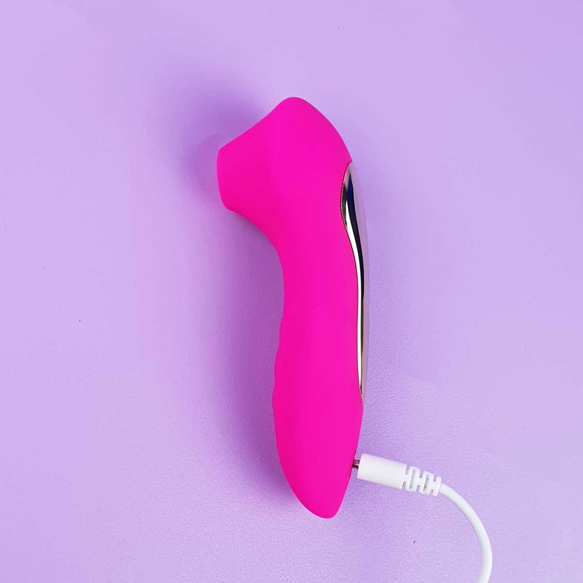 Estimulador de Clitóris em Silicone com 10 Intensidades de Pulsação e Recarregável por USB | 11,6 x 3,7 cm | Disponível em 4 Cores - 8