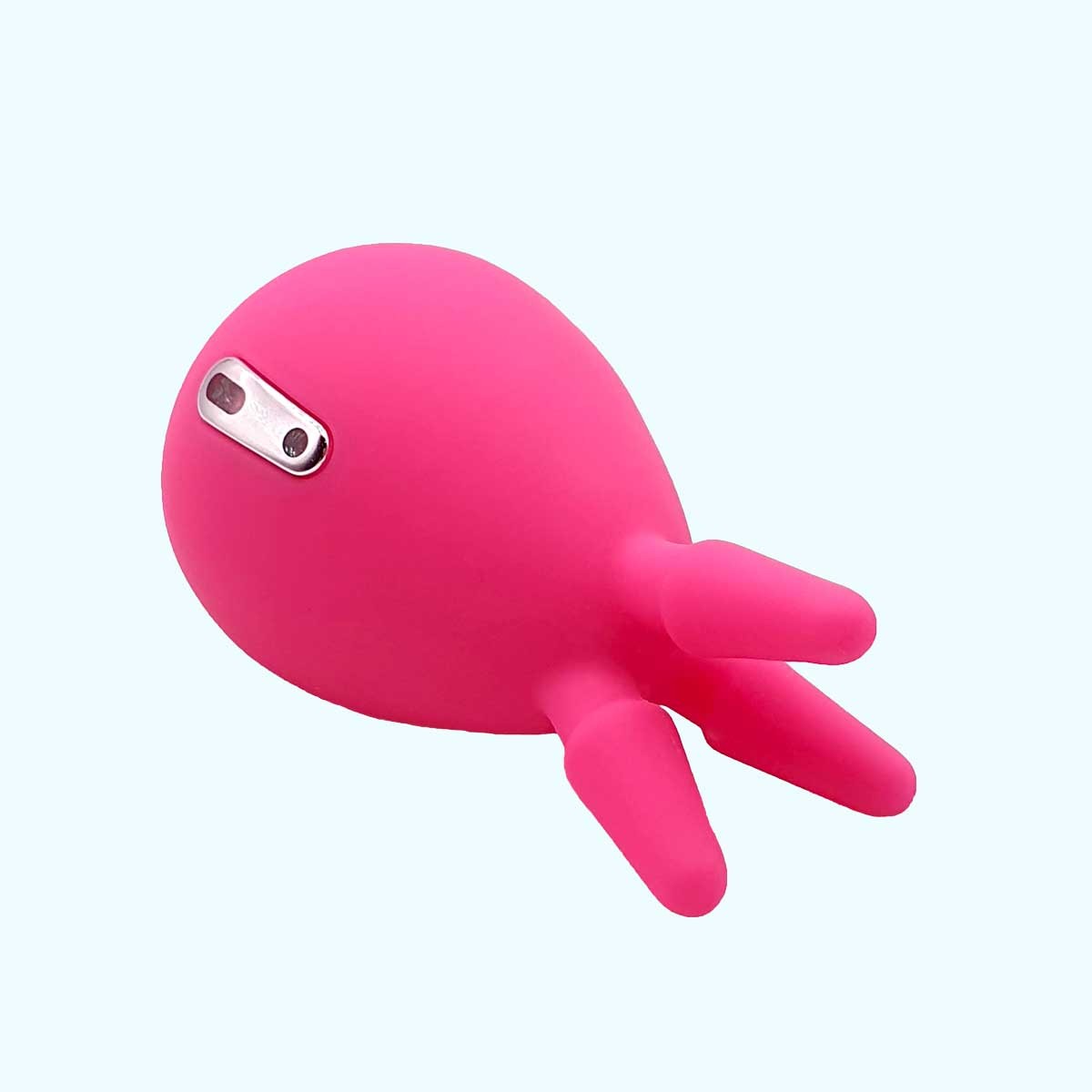 Estimulador de Clitóris em Silicone com 3 Pontas Massageadoras, 10 Modos de Vibração e Recarregável - Good Vibe Toys | 9 x 5 cm - 2