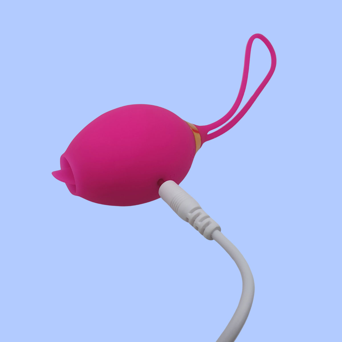 Estimulador de Clitóris em Silicone, Formato Arredondado com Língua, 9 Modos de Vibração e Controle via Aplicativo - Good Vibe Toys | 7 x 3,9 cm - 6