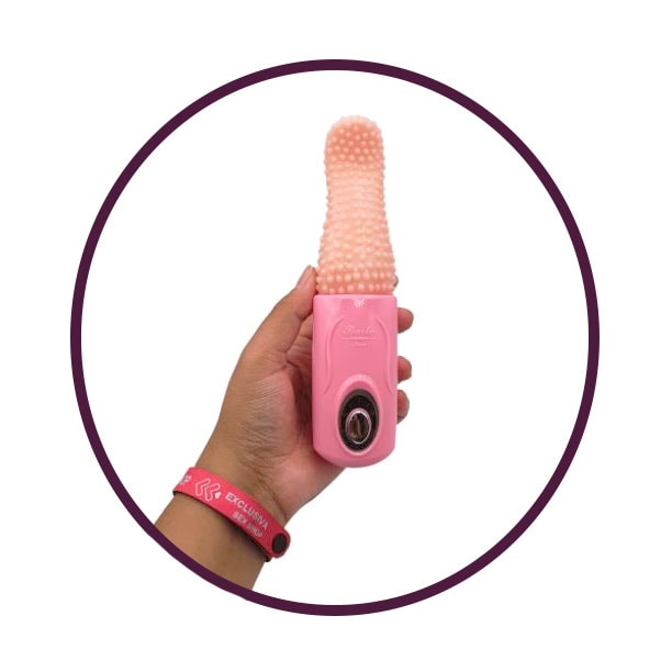 Estimulador em Forma de Língua com 3 Velocidades de Movimento e Cápsula Vibratória - Lybaile Tongue | 9,2 x 4,5 cm - 6
