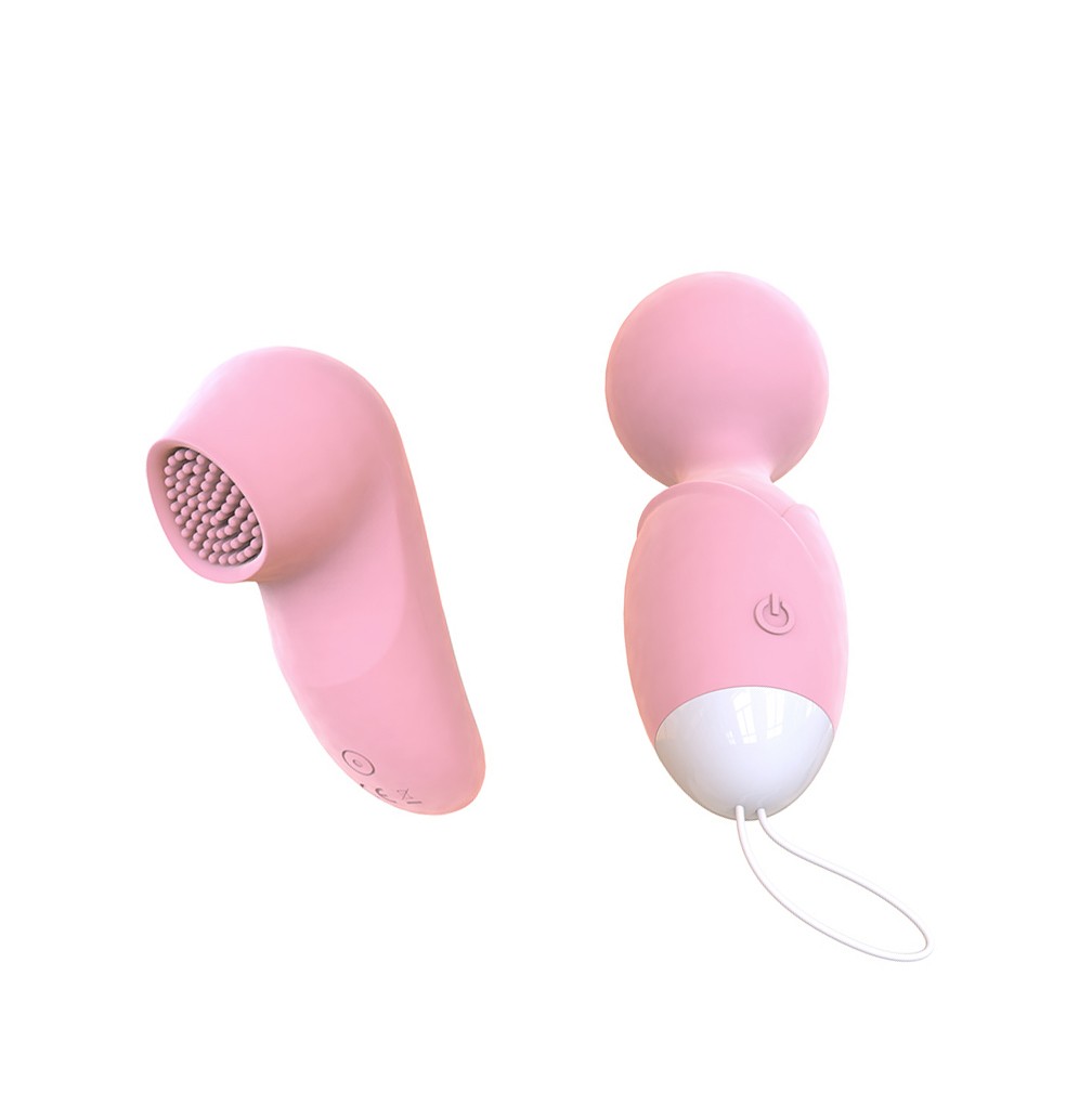 Estimulador Massageador de Clitóris Recarregável com Cerdas Estimuladoras, Função de Aquecimento e 10 Modos de Vibração - NV TOYS Loli - 2