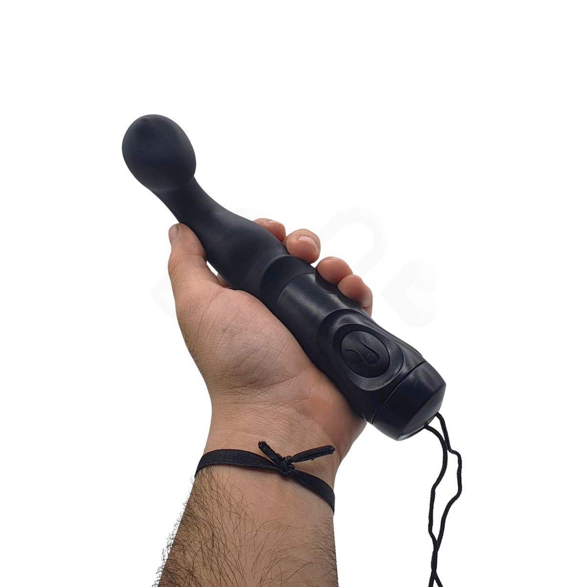 Massageador de Próstata com 10 Modos de Vibração e Suporte para Descanso - Zero Tolerance P-Spot Shower Massager | 12 x 3,2 cm - 6