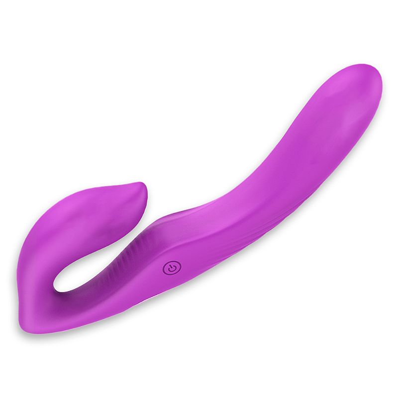 Estimulador com Penetrador Strap-on em Silicone com 9 Modos de Vibração com Controle Remoto Sem Fio, Recarregável - S-Hande Nami-RCT | 15 x 3,3 cm | Disponível em 2 Cores - 6