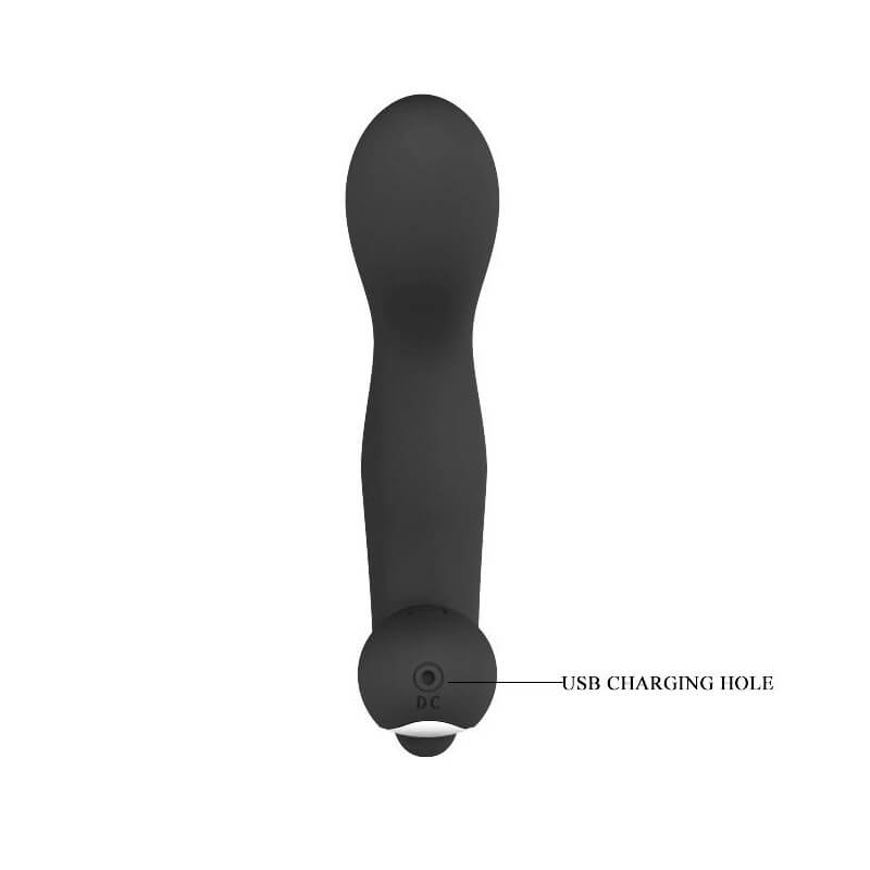 Estimulador de Próstata e Períneo em Silicone Soft Touch com 30 Modos de Vibração - Pretty Love Barrack | 10,6 x 3,3 cm - 5