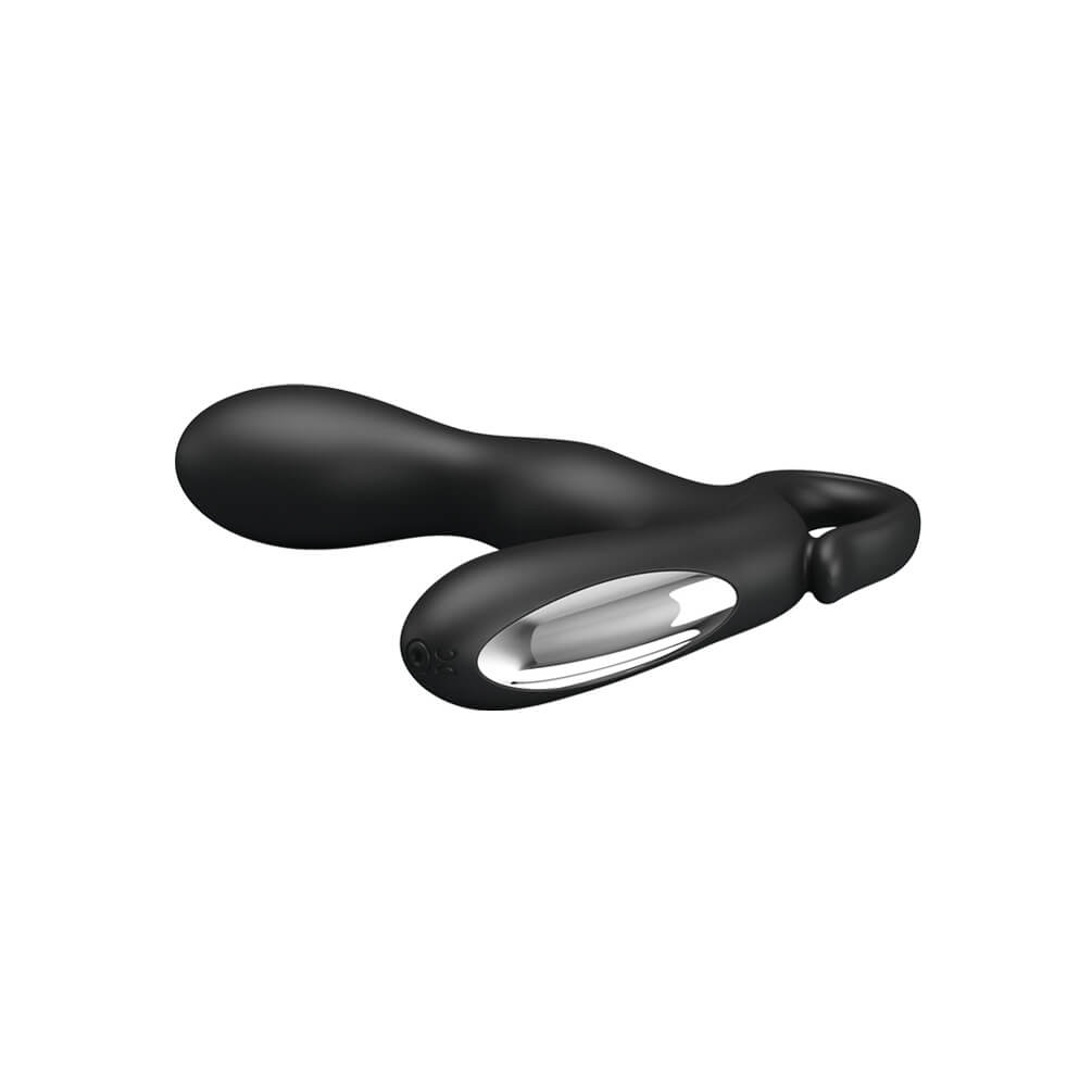 Estimulador de Próstata e Períneo em Silicone Soft Touch com 30 Modos de Vibração - Pretty Love Barrack | 10,6 x 3,3 cm - 3