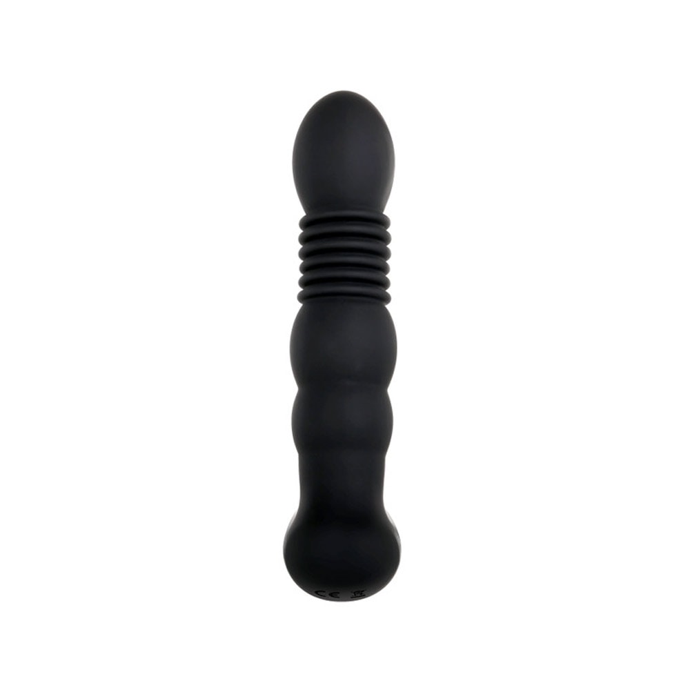 Estimulador de Próstata Recarregável com Movimento Vai e Vem, Função de Aquecimento, 6 Modos de Vibração e Controle Remoto Sem Fio - Adam & Eve Warming Thrusting Prostate Probe | 12,3 x 3,2 cm - 10