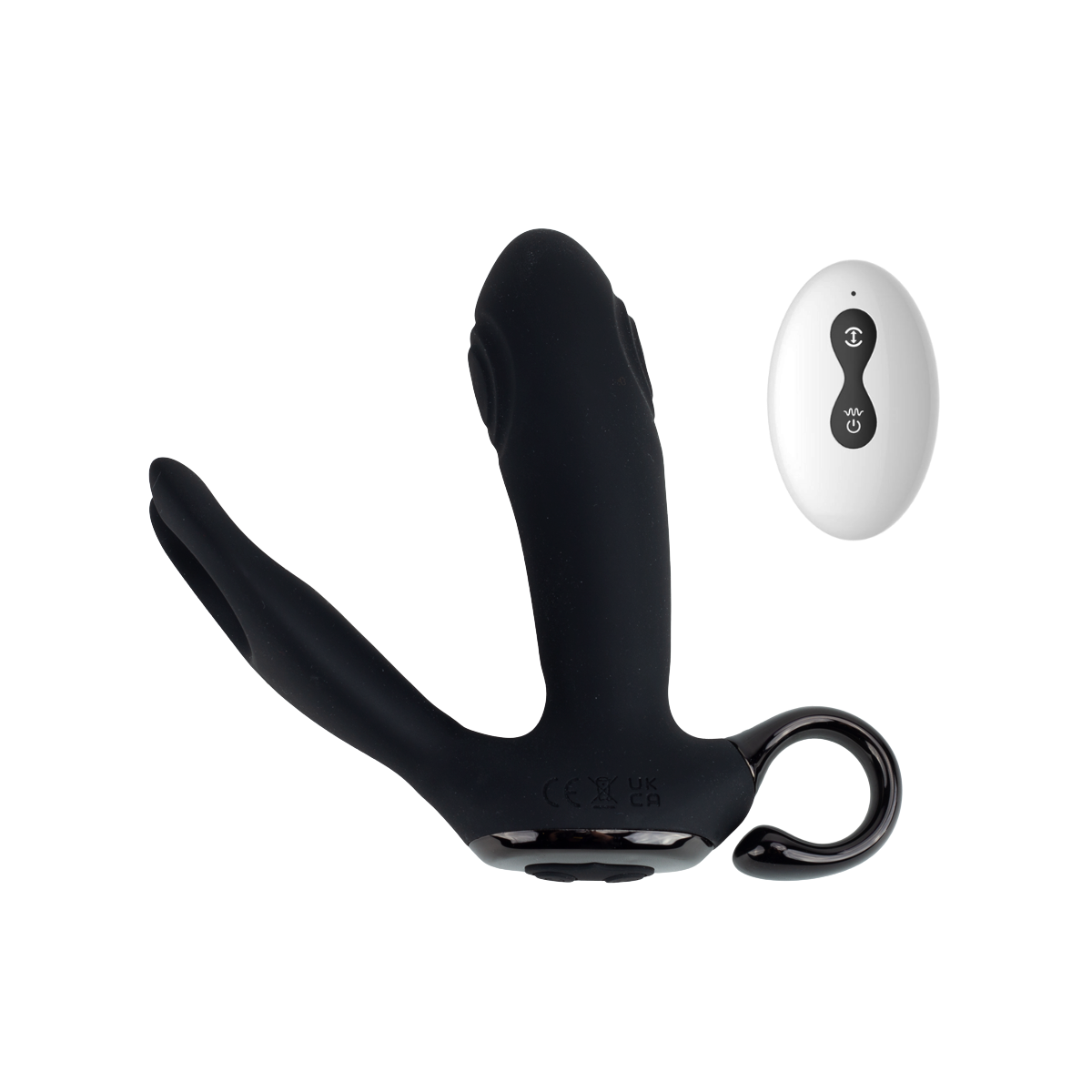 Estimulador de Próstata em Silicone com 10 Modos de Vibrações, 10 Níveis de Batidinhas, Controle Remoto e Recarregável - Bump Orgasm | 10,4 x 3,5 cm - 1