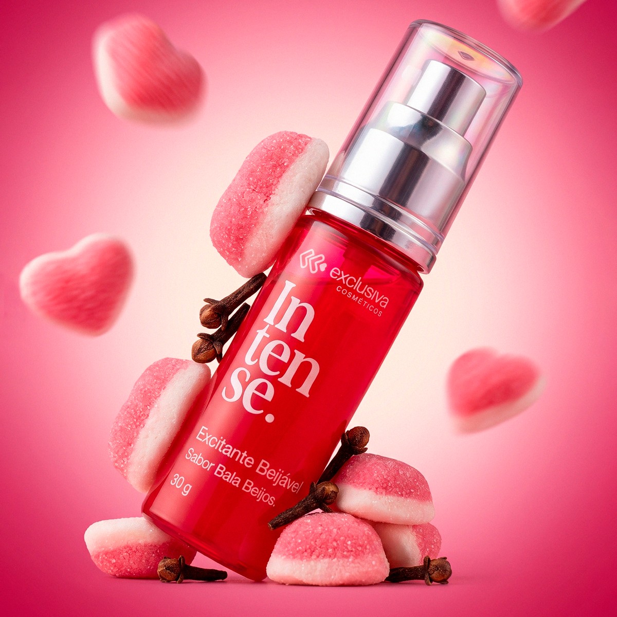 Excitante Beijável - Exclusiva Cosméticos Intense | 30g | Disponível em 3 Sabores - 5