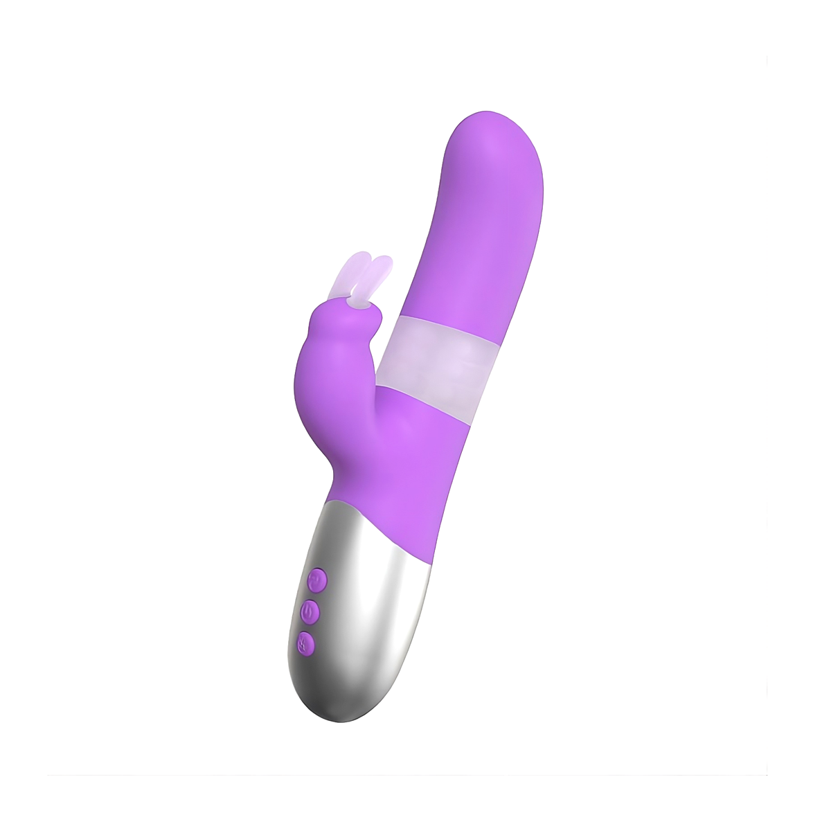 Vibrador Rabbit com Estimulador de Clitóris, 7 Modos de Vibração, Esferas Internas Rotativas e Aquecimento - Yaffa | 10,5 x 3,4 cm - 2