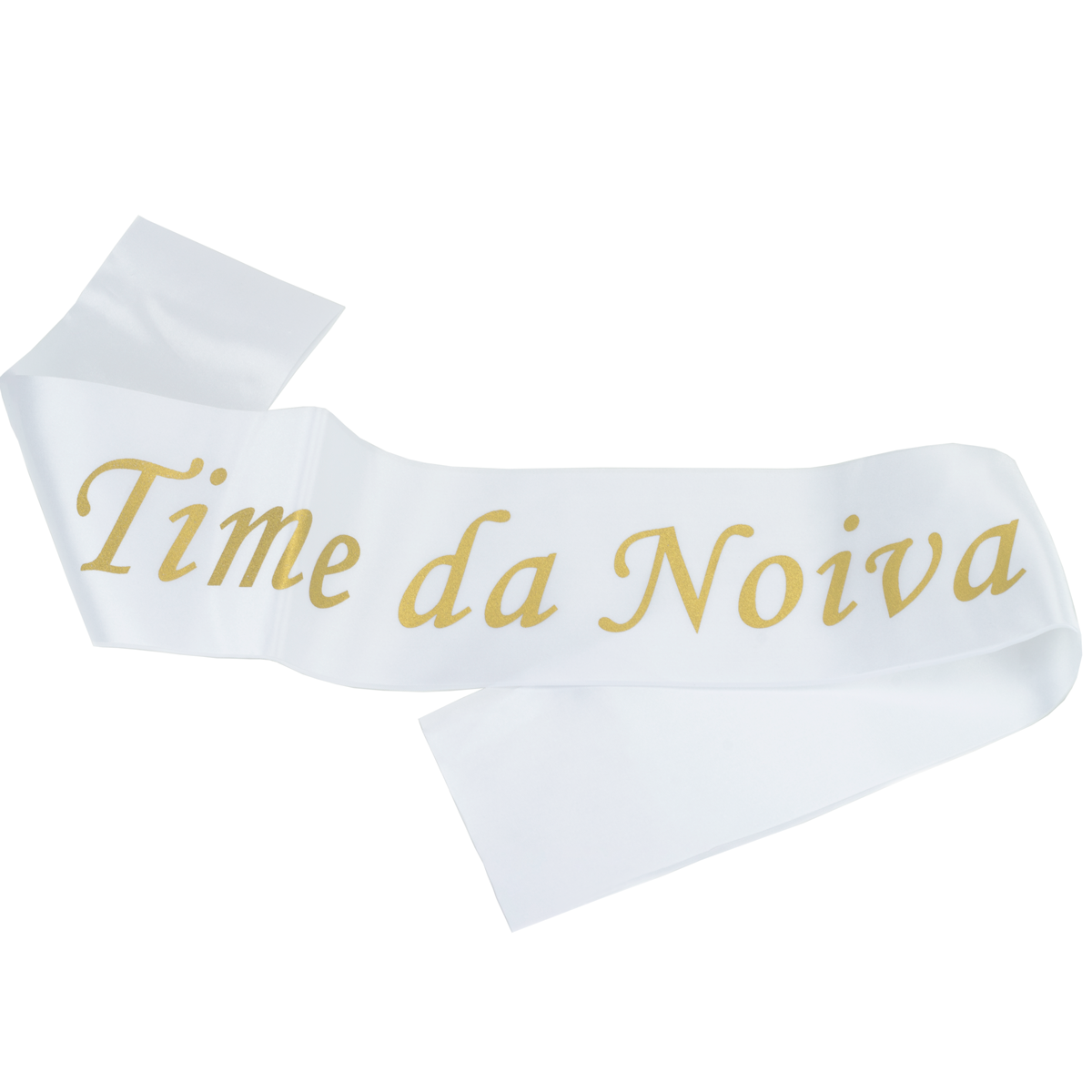 Faixa de Cetim "Time da Noiva" - FestaChic | 79 cm - 2