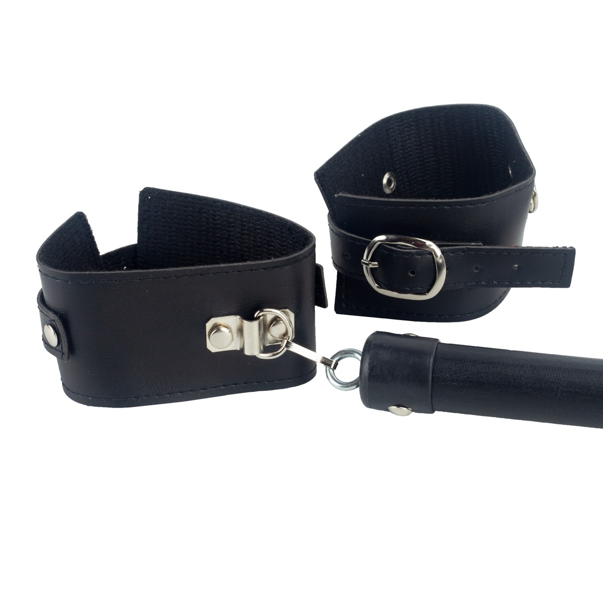 Separador de Braços com Algemas em Couro Sintético - Fetiche Playgirl | 45 cm - 3