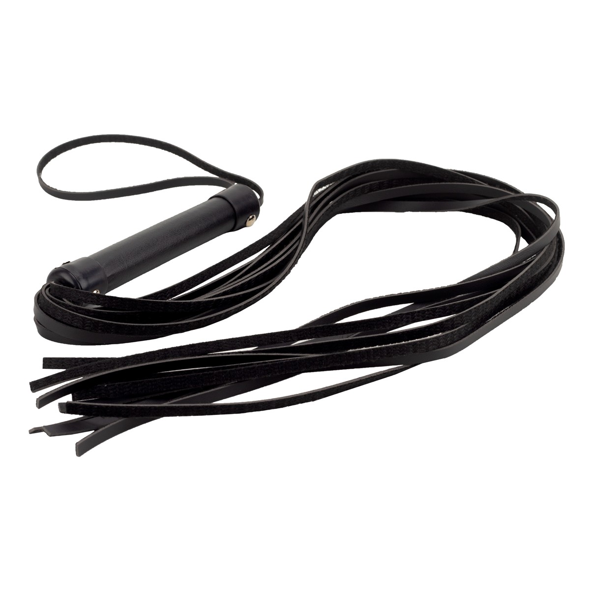 Chicote Longo em Couro Sintético com 9 Tiras e Alça de Segurança - Fetiche Playgirl | 90 cm - 2