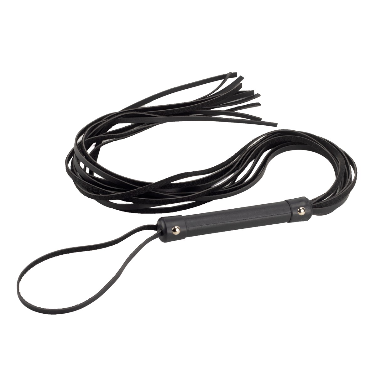 Chicote Longo em Couro Sintético com 9 Tiras e Alça de Segurança - Fetiche Playgirl | 90 cm - 3