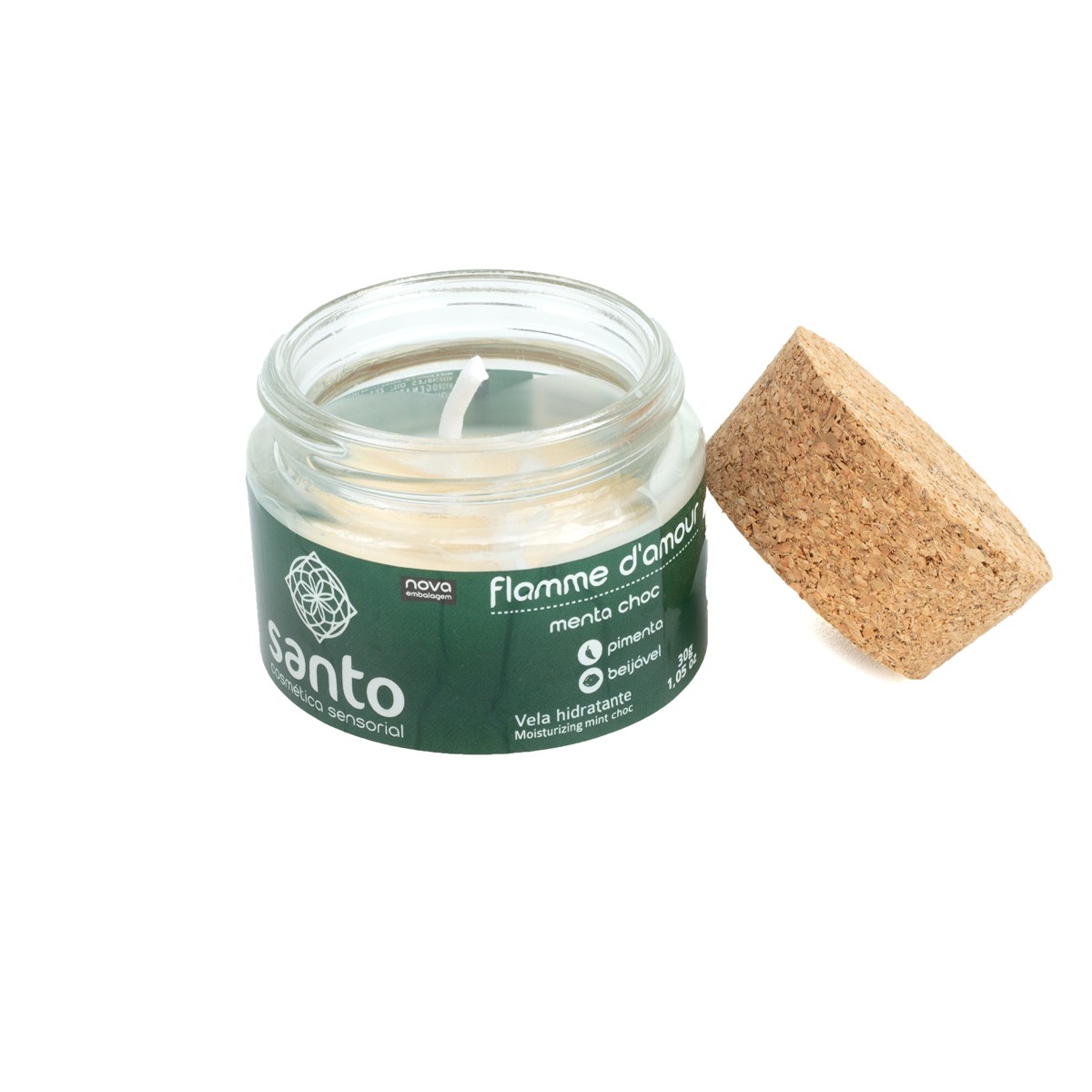 Vela Beijável para Sexo Oral - Santo Cosméticos Flamme D'Amour | Disponível em 3 Sabores - 8
