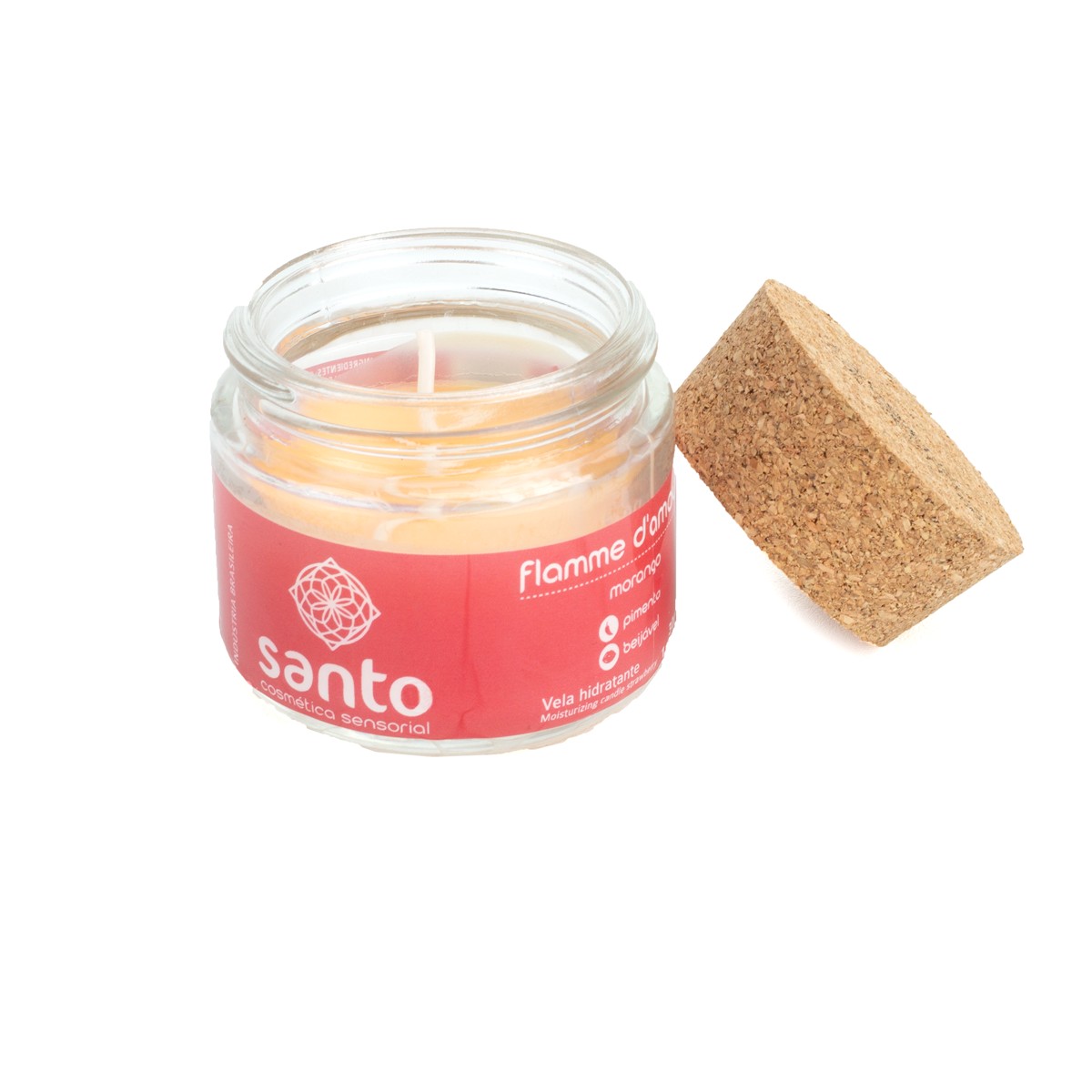 Vela Beijável para Sexo Oral - Santo Cosméticos Flamme D'Amour | Disponível em 3 Sabores - 2