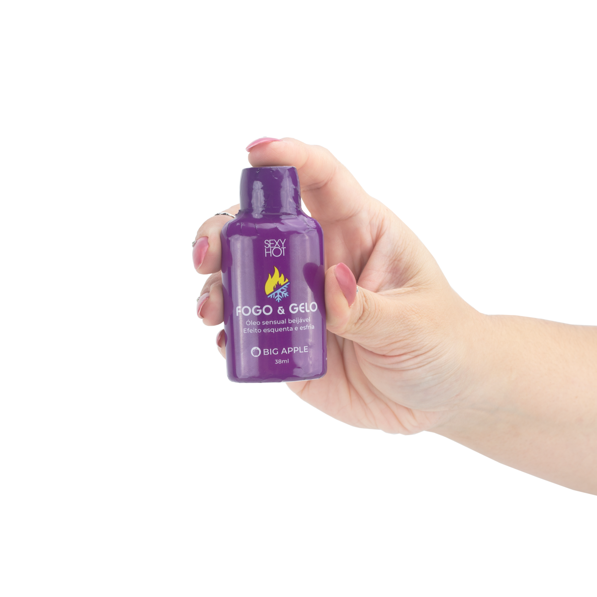 Óleo Comestível para Sexo Oral - Sexy Hot Fogo & Gelo | 38 ml | Disponível em 4 Sabores - 16