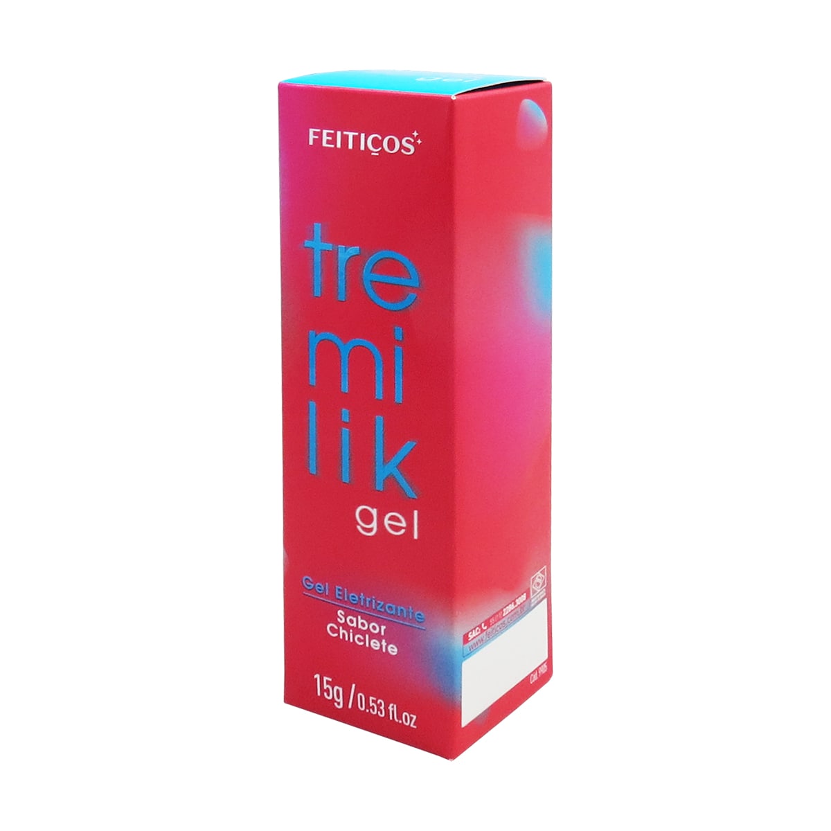 Gel Aromatizado Comestível e Beijável com Vibramax - Tremilik Feitiços | 15g | Disponível em 9 Sabores - 3