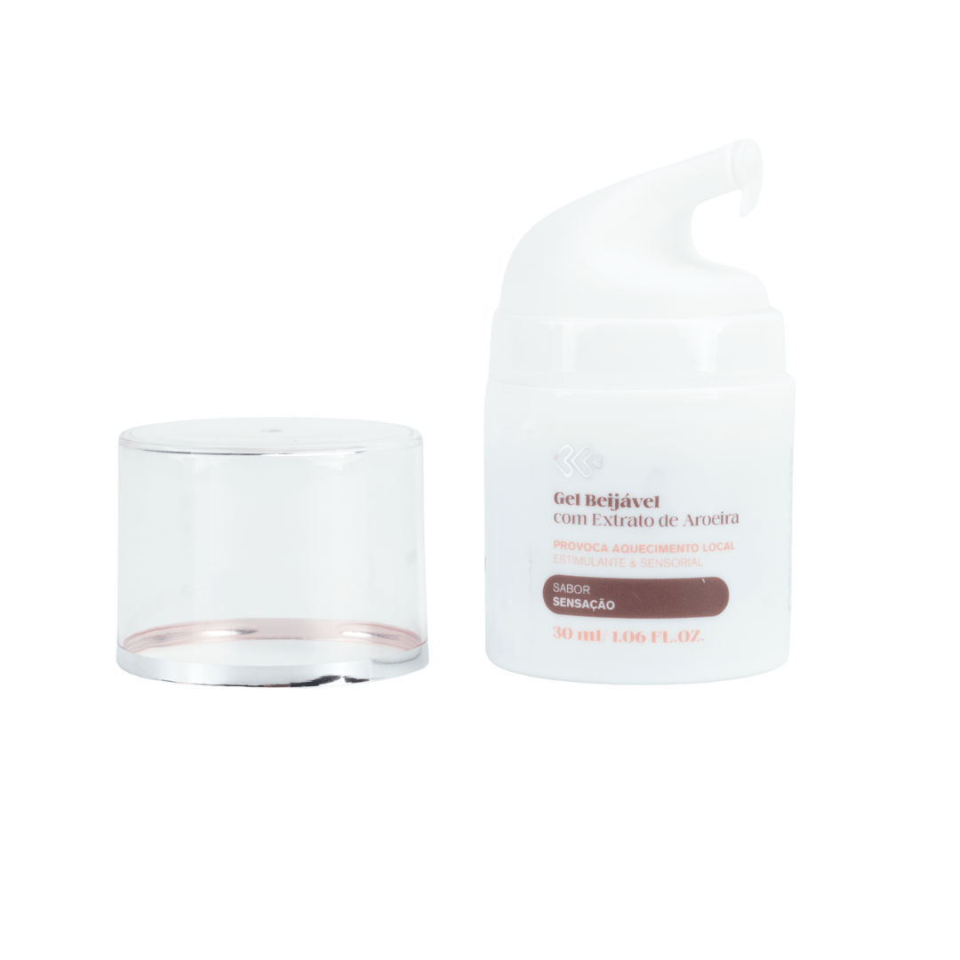 Gel Beijável com Efeito de Aquecimento e Extrato de Aroeira - Exclusiva Provare | 30 ml | Sabor: Sensação - 4