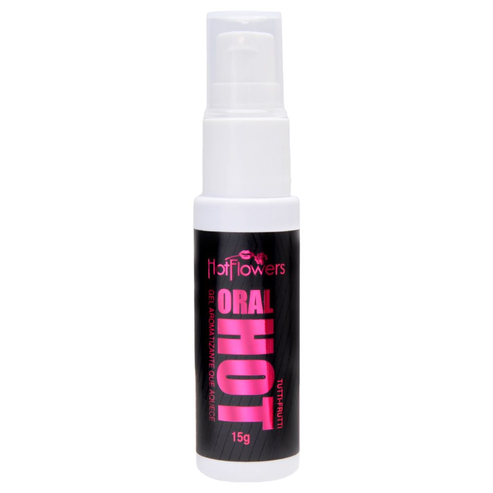 Gel Beijável com Efeito de Aquecimento no Sabor de Tutti-Frutti - Hot Flowers Oral Hot| 15g - 2
