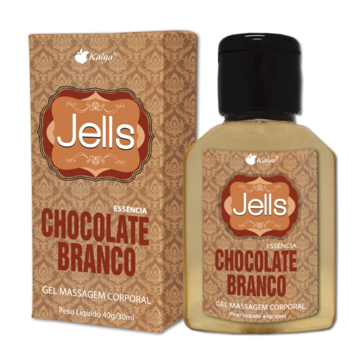 Gel Beijável para Massagem Corporal com Efeito Esquenta - Kalya Jells - 35ml | Disponível em 13 Sabores - 15