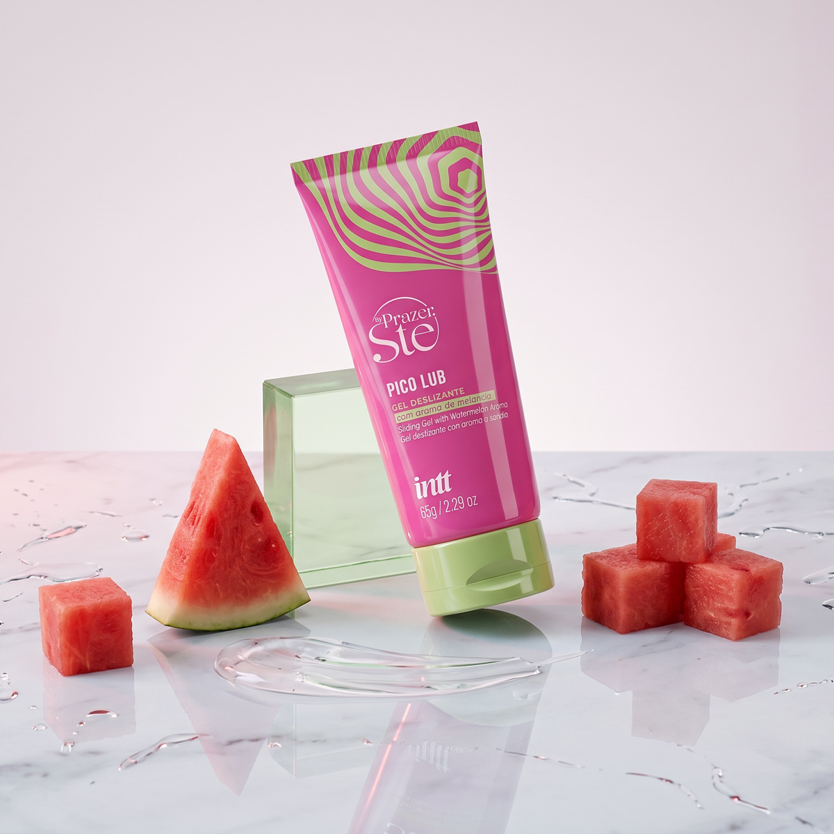 Gel Deslizante Beijável à Base D'Água - Intt Pico Lub By Prazer Sté | 65 g | Disponível em 2 Aromas - 2