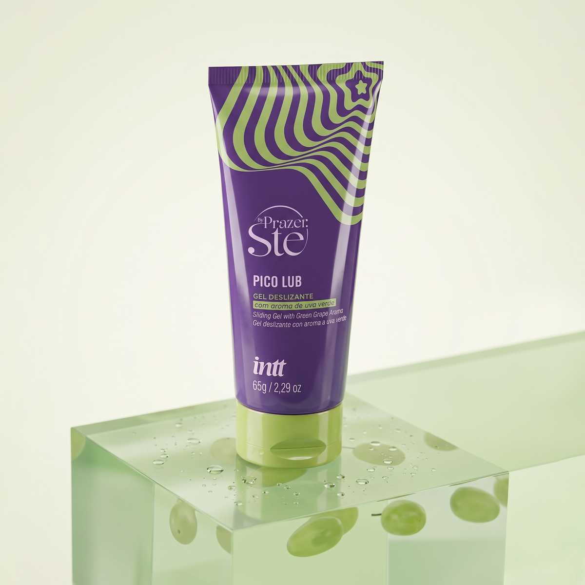 Gel Deslizante Beijável à Base D'Água - Intt Pico Lub By Prazer Sté | 65 g | Disponível em 2 Aromas - 8