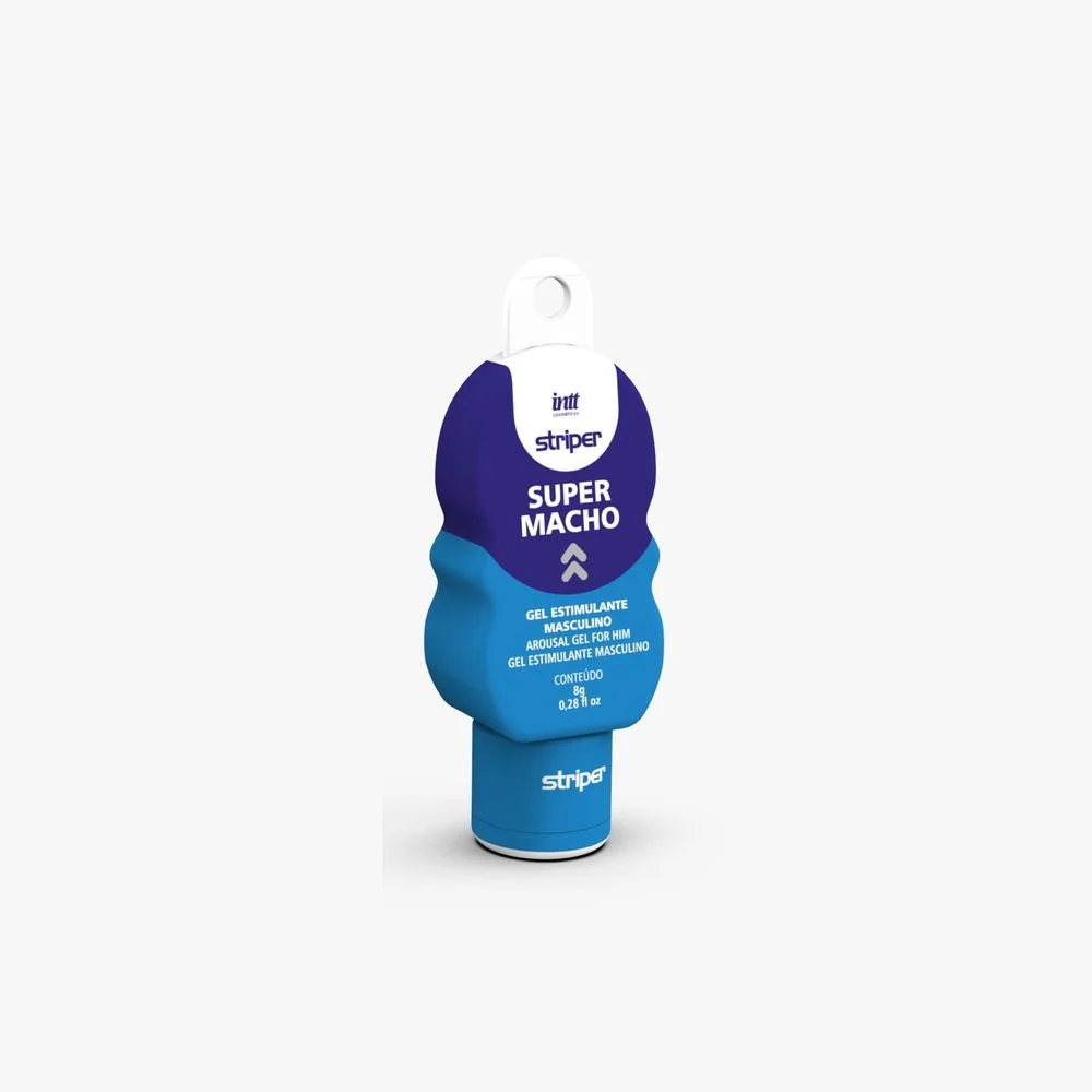 Gel Estimulante Masculino com Efeito Potencializador - Intt Cosméticos Striper Super Macho | 8g - 2