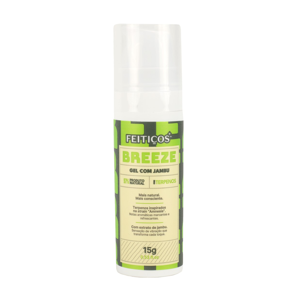 Gel Excitante Vibratório com Jambu e Terpenos - Feitiços Aromáticos Breeze | 15g - 2