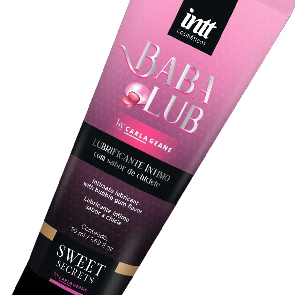 Gel Lubrificante à Base d'Água Beijável com Sabor de Chiclete - Intt BabaLub Sweet Secrets By Carla Geane | 50g - 3