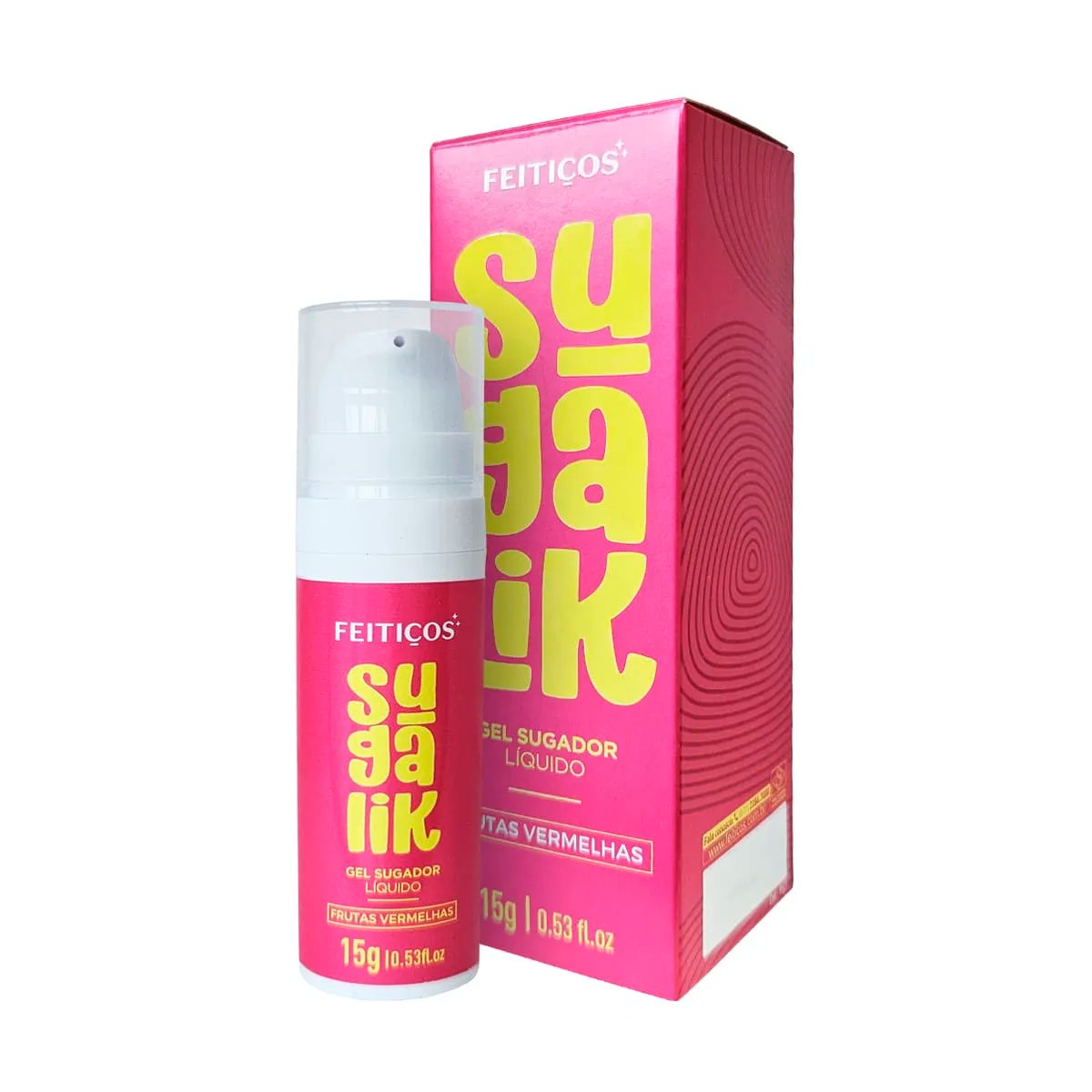 Gel Sugador Líquido com Sensação de Pulsação e Refrescância - Feitiços Aromáticos Sugalik | 15g | Disponível em 5 Sabores - 6