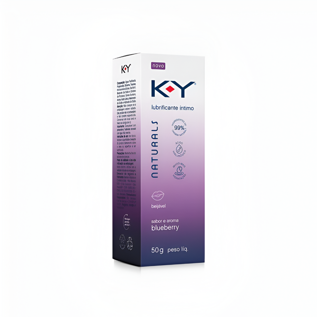 Gel Lubrificante Íntimo Beijável com Ácido Hialurônico - K-Y Naturals | 50g | Disponível em 4 Sabores - 10