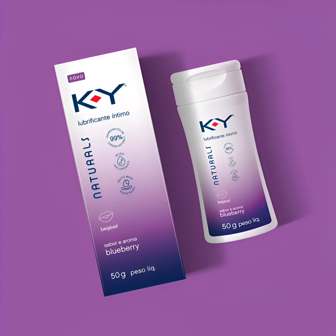 Gel Lubrificante Íntimo Beijável com Ácido Hialurônico - K-Y Naturals | 50g | Disponível em 4 Sabores - 12