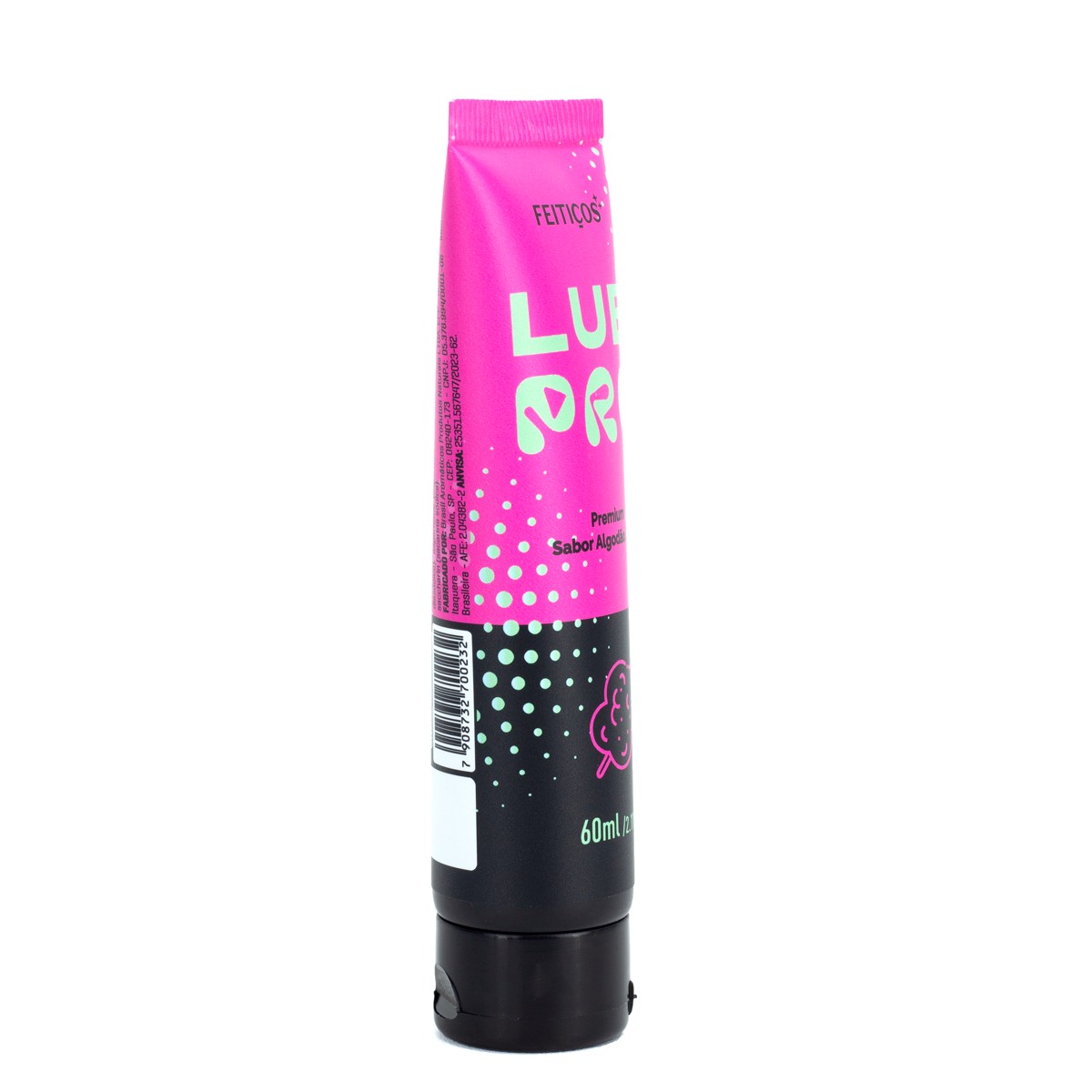 Gel Lubrificante Íntimo Beijável com Aloe Vera - Feitiços LubPro Premium | 60ml | Disponível em 3 Sabores - 3
