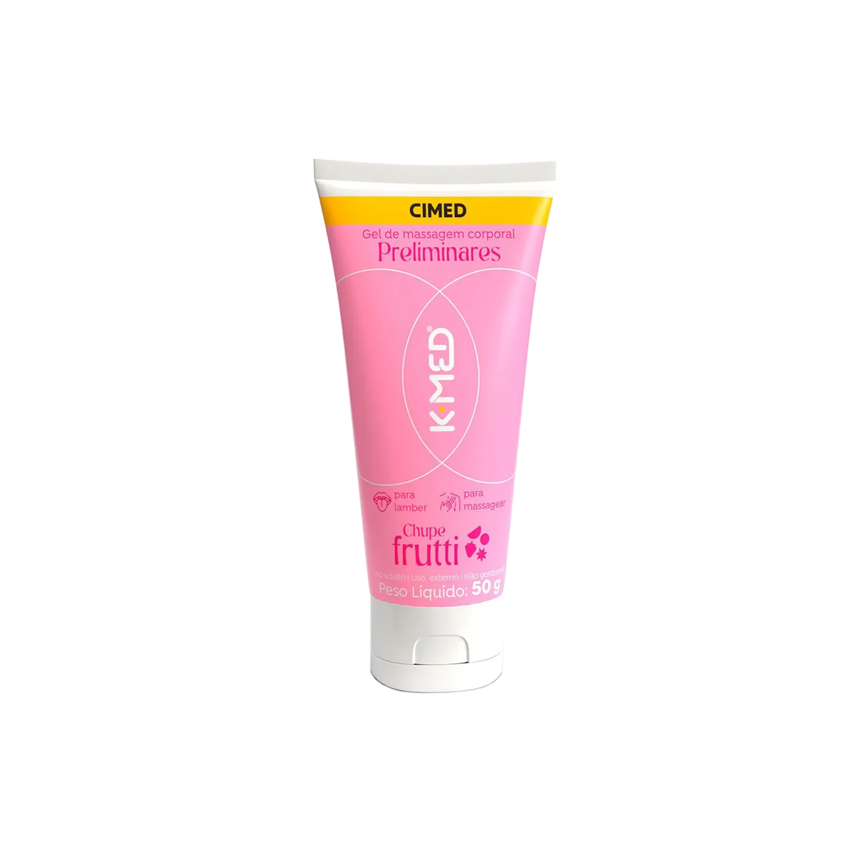 Gel para Massagem Corporal - K-Med Preliminares | 50g | Disponível em 2 Sabores - 3