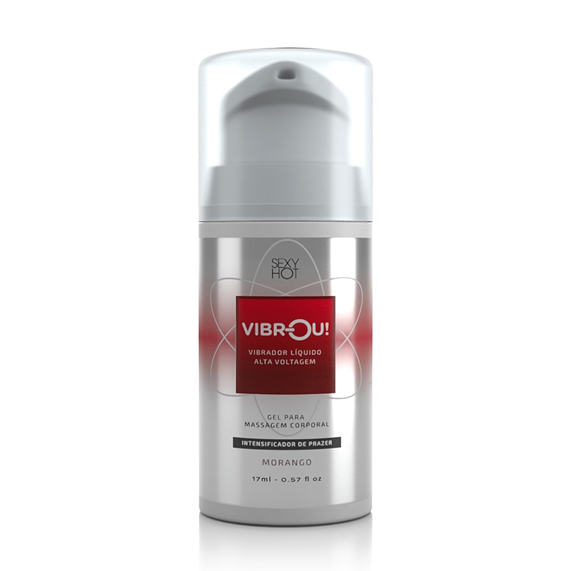 Gel para Massagem Corporal com Sabor Morango - Adão & Eva Vibrou! | 17ml - 2