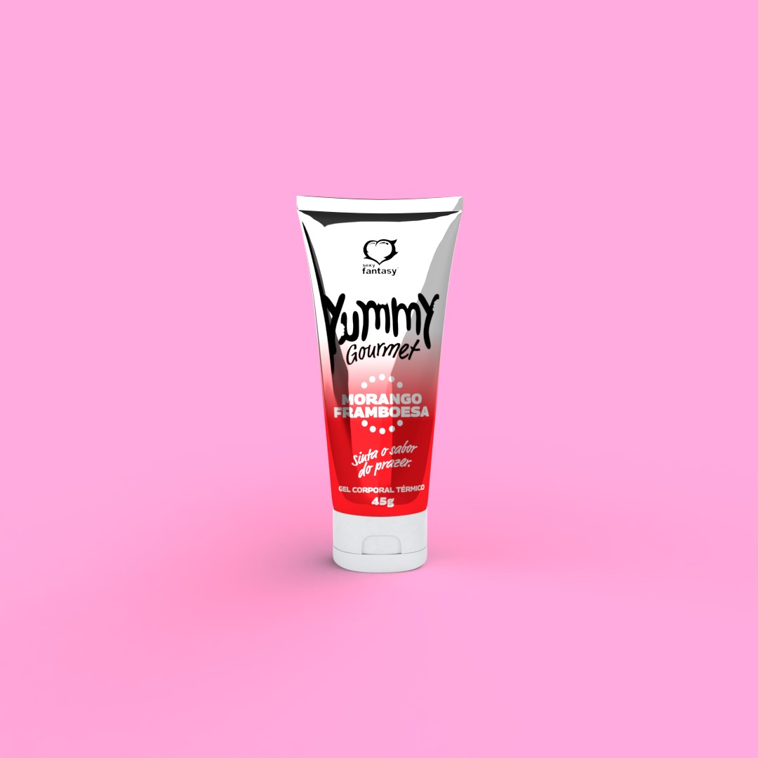 Gel Térmico Beijável com Efeito de Aquecimento - Sexy Fantasy Yummy Gourmet | 45 g | Disponível em 6 Sabores - 6