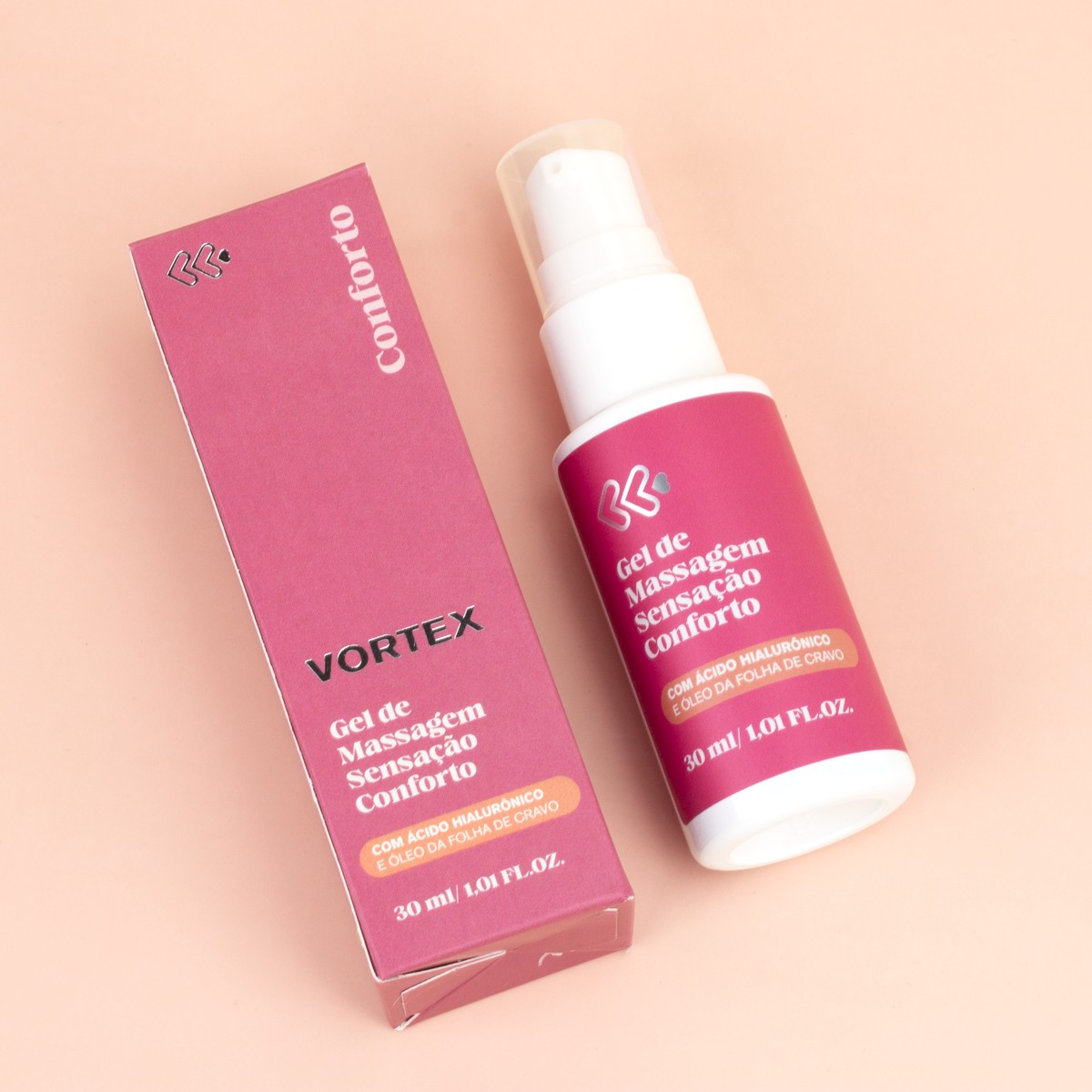 Gel Umectante Anestésico Forte com Ácido Hialurônico e Óleo da Folha de Cravo - Exclusiva Vortex | 30ml - 2