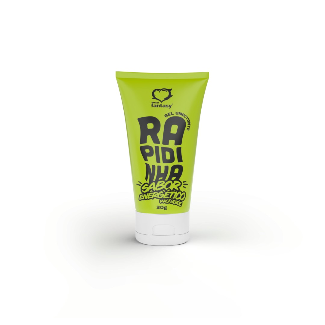 Gel Umectante Lubrificante com Sabor - Sexy Fantasy Rapidinha Energético | 30g | Disponível em 2 Sabores - 2