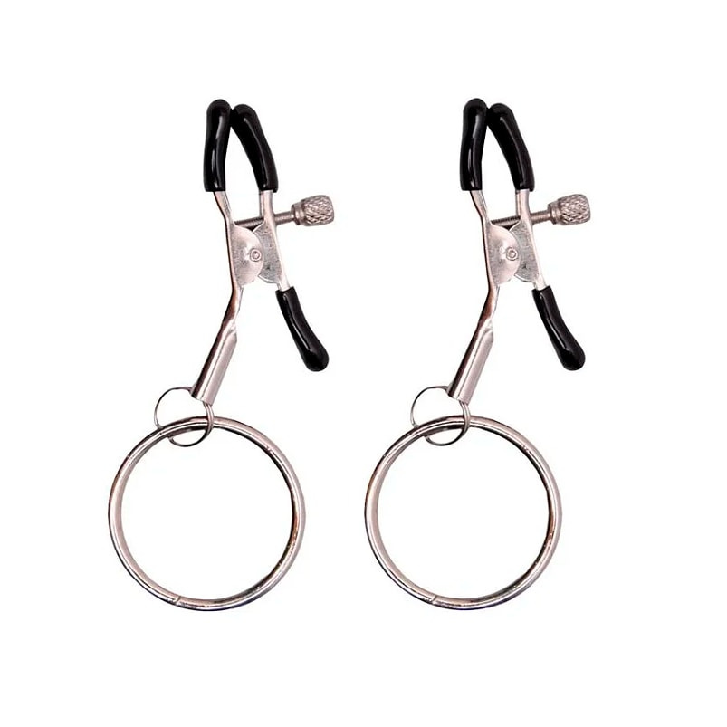 Grampos Para os Seios com Presilhas Ajustáveis e Argola - Sexy Import - 2