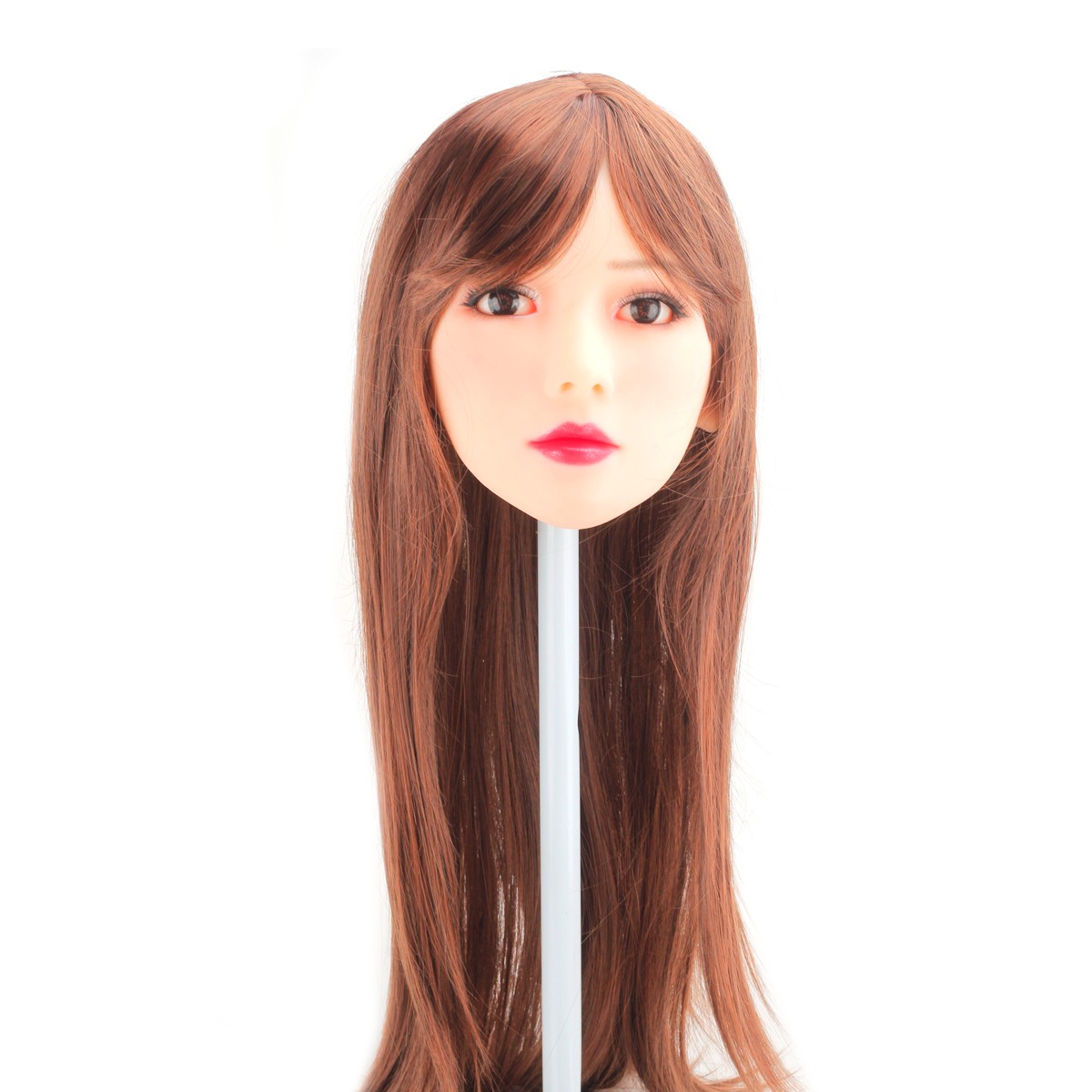 Grazi - Boneca Realística em TPE com Pele Branca, Cabelo Castanho Claro longo, Olhos Castanhos, Seios Fartos, Vértebras em Aço e Acessórios - 39,2 Kg e 1,60 Metros de Altura - 8