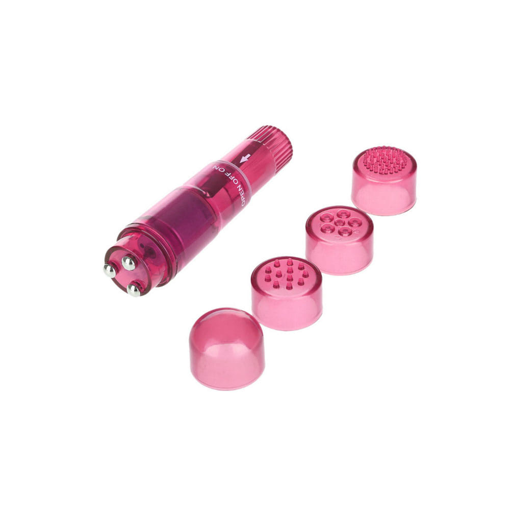 Vibrador Compacto com 4 Capas de Texturas Diferentes e Vibração Única - Green Baby | 10 x 2,4 cm | Disponível em 3 Cores - 7