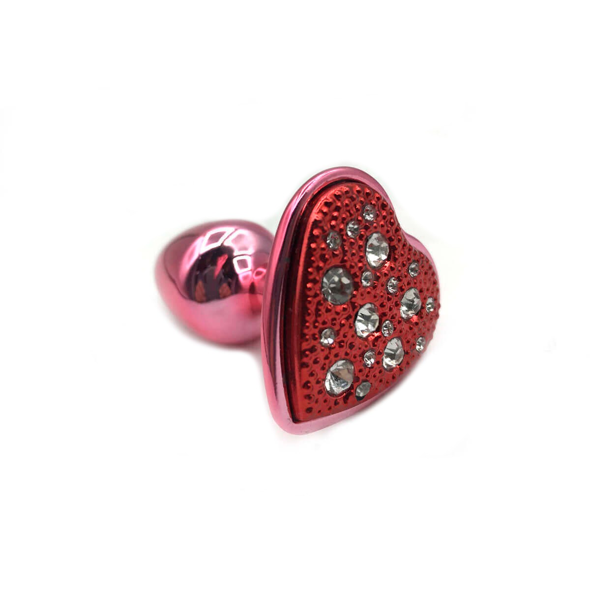 Plug Anal "P" em Forma de Cone com 4 Alças Removíveis e Detalhes de Joias - Hard Anal Kit | 5,9 x 2,6 cm | Disponível em 6 Cores - 6