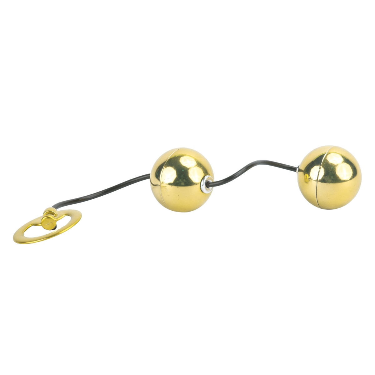 Colar Tailandês com 2 Bolinhas em Metal e Alça de Segurança - Hard Ben-Wa | Disponível em 2 Cores - 2