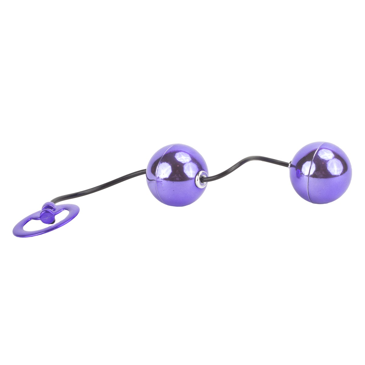 Colar Tailandês com 2 Bolinhas em Metal e Alça de Segurança - Hard Ben-Wa | Disponível em 2 Cores - 6