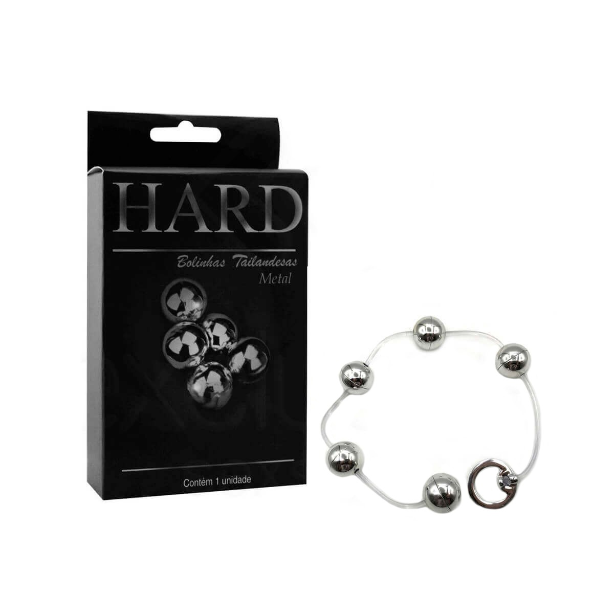 Colar Tailandês com 5 Bolinhas em Metal e Alça de Segurança - Hard | Disponível em 6 Cores - 13
