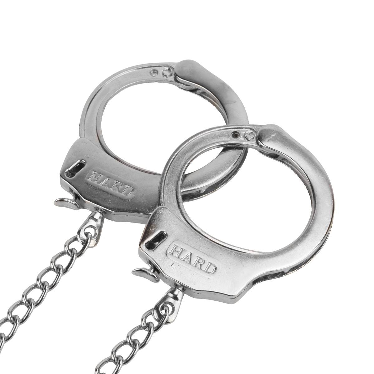 Par de Algemas em Metal com Chave e Plug Anal "M" com Detalhes de Pedras Cravejadas - HARD | 7,2 x 3,4 cm | Disponível em 3 Cores - 9