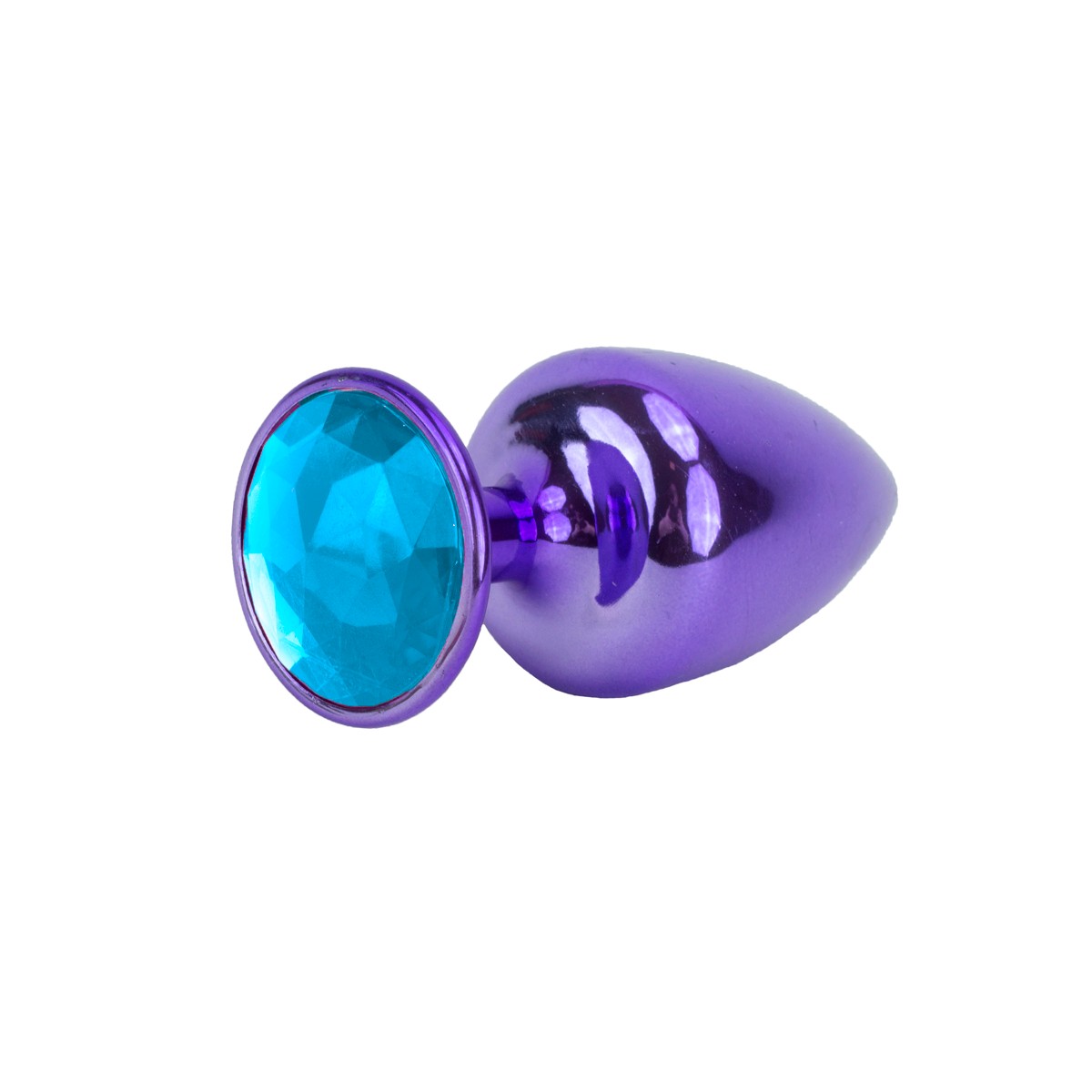 Plug Anal Cônico Tamanho P em Metal Polido com Joia na Base - Hard | 5,3 x 2,6 cm | Disponível em 22 Cores - 20