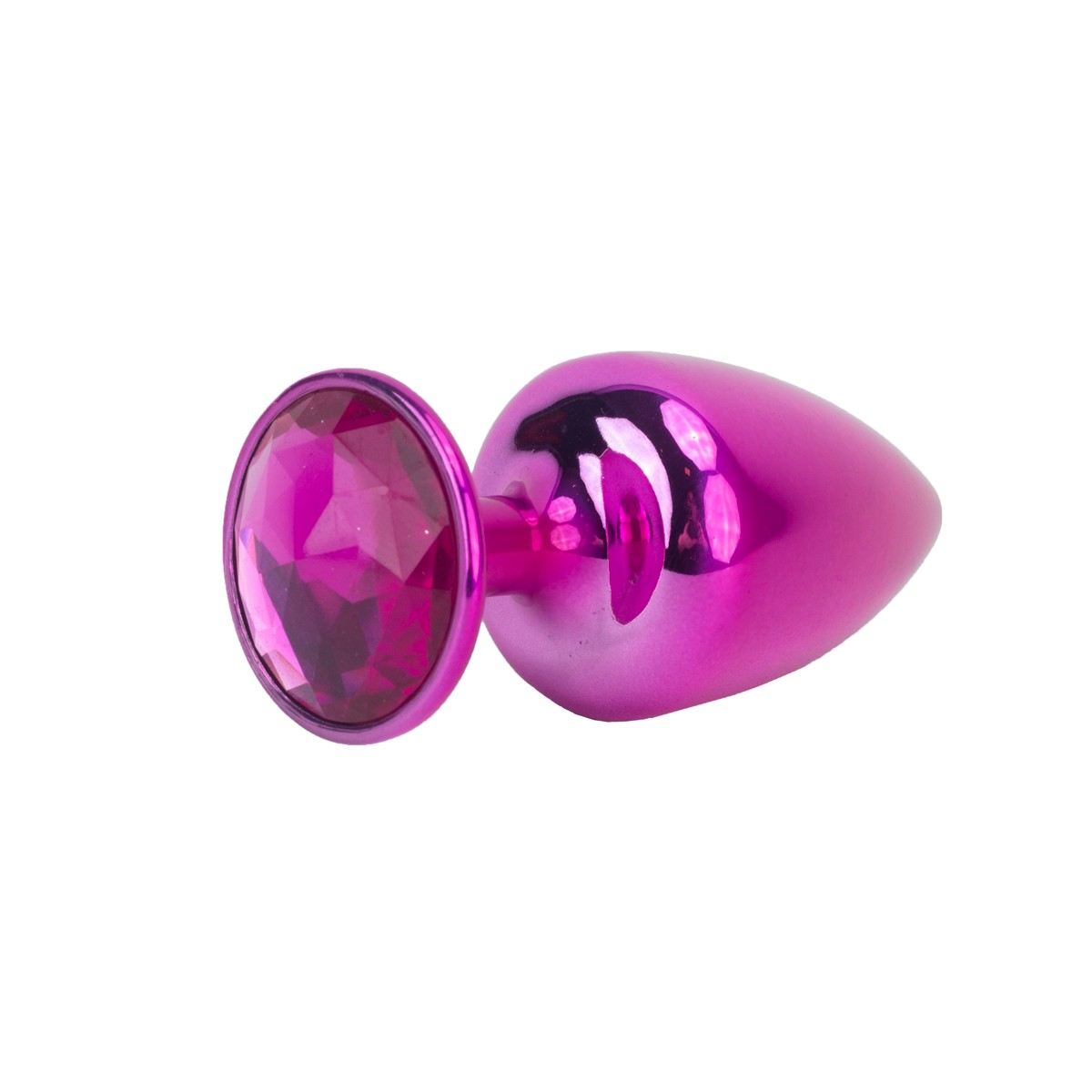 Plug Anal Cônico Tamanho P em Metal Polido com Joia na Base - Hard | 5,3 x 2,6 cm | Disponível em 22 Cores - 8