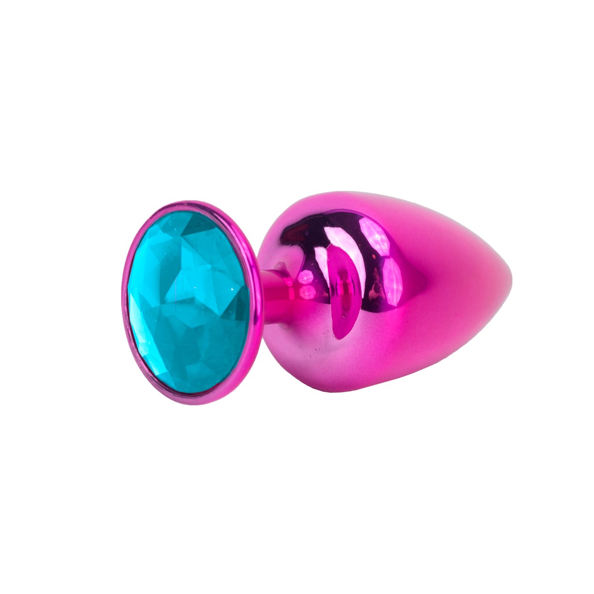 Plug Anal Cônico Tamanho P em Metal Polido com Joia na Base - Hard | 5,3 x 2,6 cm | Disponível em 22 Cores - 10
