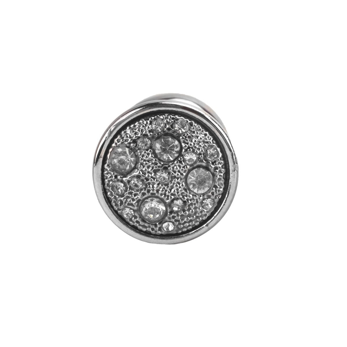 Plug Anal ''P'' em Metal com Formato Cônico e Detalhes de Joias Cravejado - Hard | 5,4 x 2,6 cm | Disponível em 6 Cores - 29